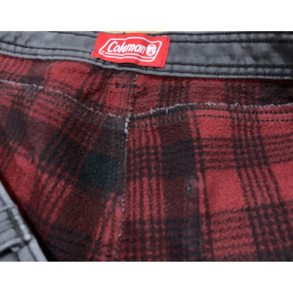 Coleman Utility Fleece Lined Canvas Work Pants Workwear Cargo Winter 38x30 - Picture 3 of 6